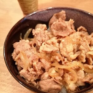 簡単10分★みんな大好き我が家の豚丼